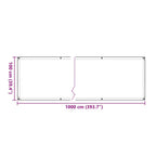 Funda para plantas con ojales 1x10 m Polietileno