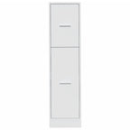 Armario botiquín madera de ingeniería blanco 30x41x118 cm