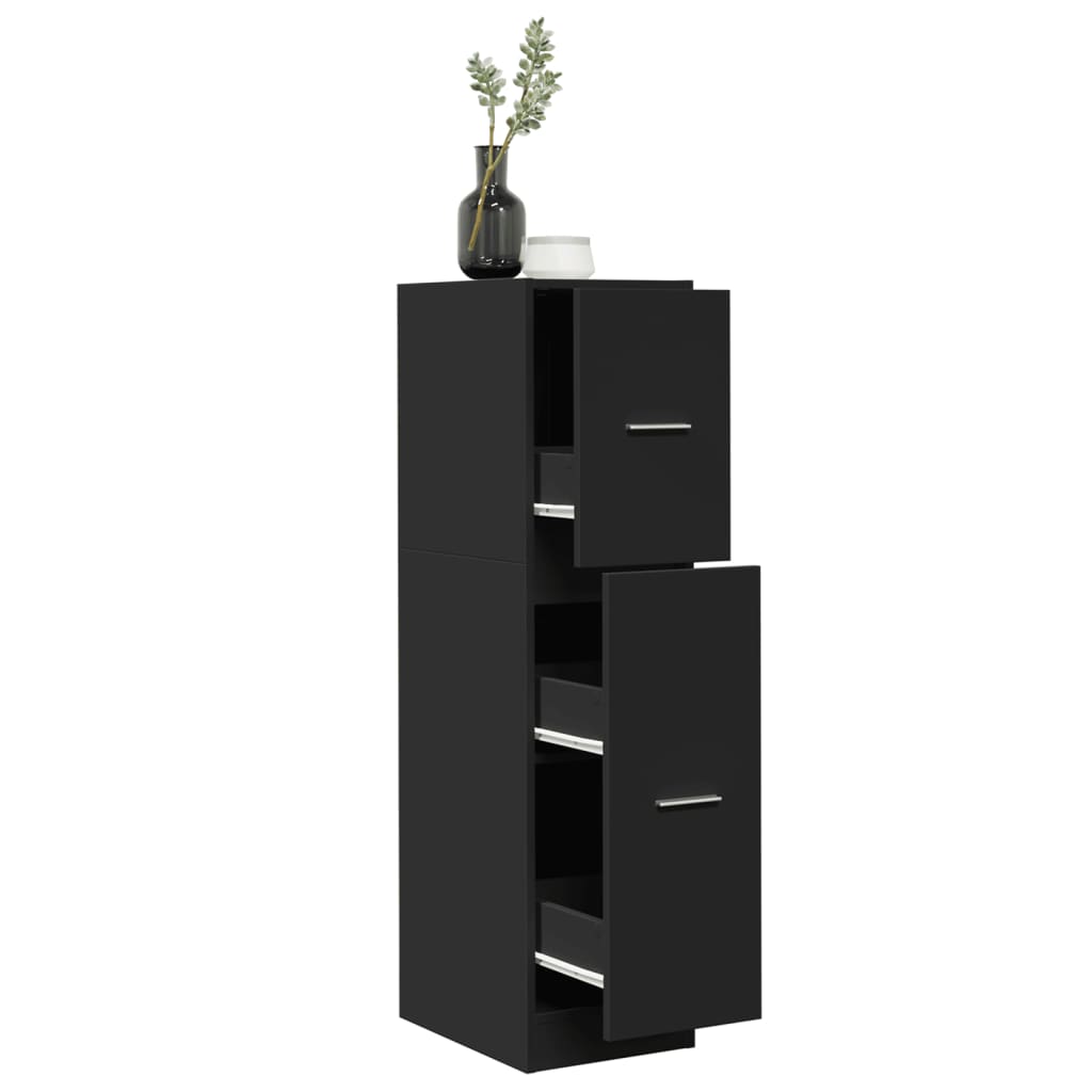 Engineered wood medicine cabinet white 30x41x118 cm