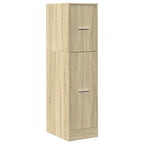 Armario botiquín madera de ingeniería roble Sonoma 30x41x118 cm