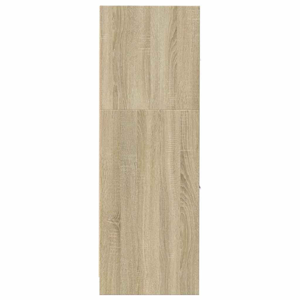 Armario botiquín madera de ingeniería roble Sonoma 30x41x118 cm