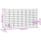 Vitrina de madera para coleccionistas con 80 compartimentos 80x4,5x40,5 cm