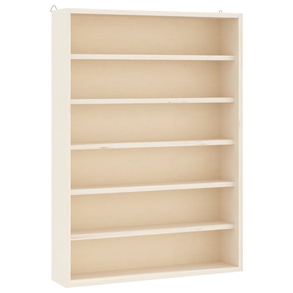Vitrina de madera para coleccionistas con 6 estantes