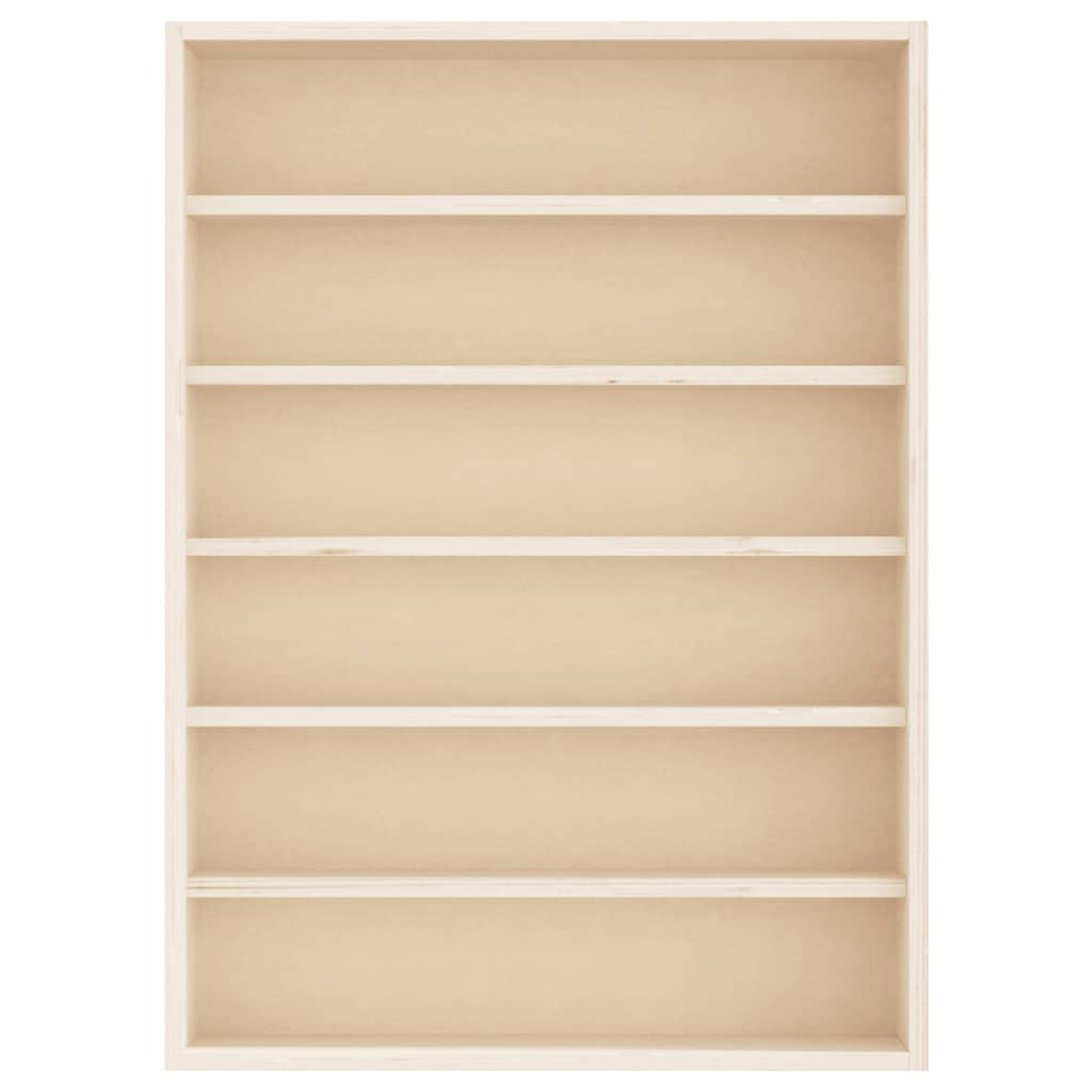 Vitrina de madera para coleccionistas con 6 estantes