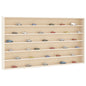 Vitrina de madera para coleccionistas con 6 estantes
