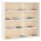 Vitrina de madera para coleccionistas con 6 estantes