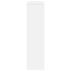 Estantería de madera de ingeniería blanca 100x33x125,5 cm