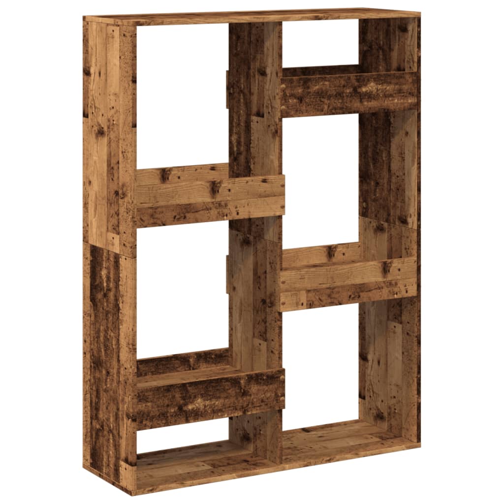 Separador de ambientes madera envejecida 100x33x135 cm