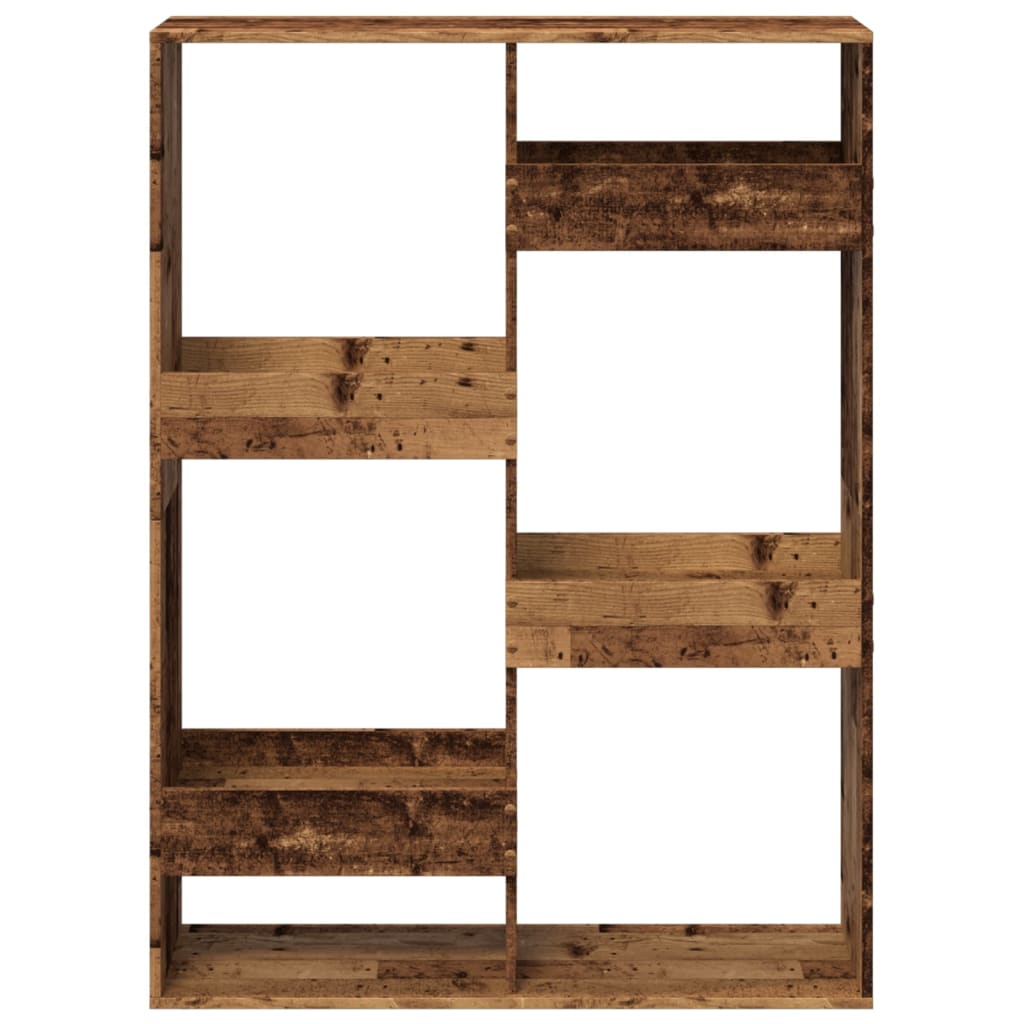 Separador de ambientes madera envejecida 100x33x135 cm