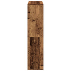 Separador de ambientes madera envejecida 100x33x135 cm