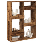 Separador de ambientes madera envejecida 100x33x135 cm