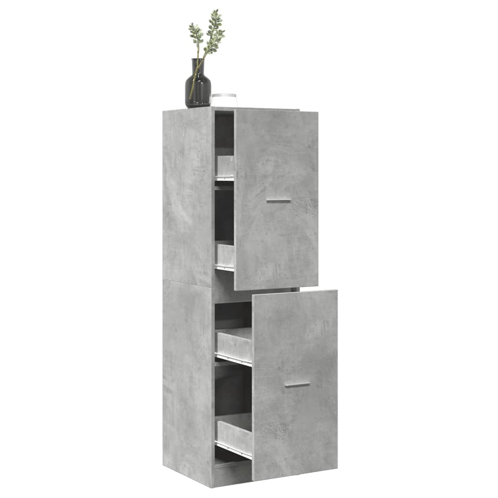 Engineered wood medicine cabinet white 30x41x118 cm