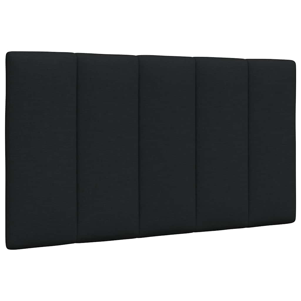 Cabecero de cama acolchado Hanko tela azul 100 cm