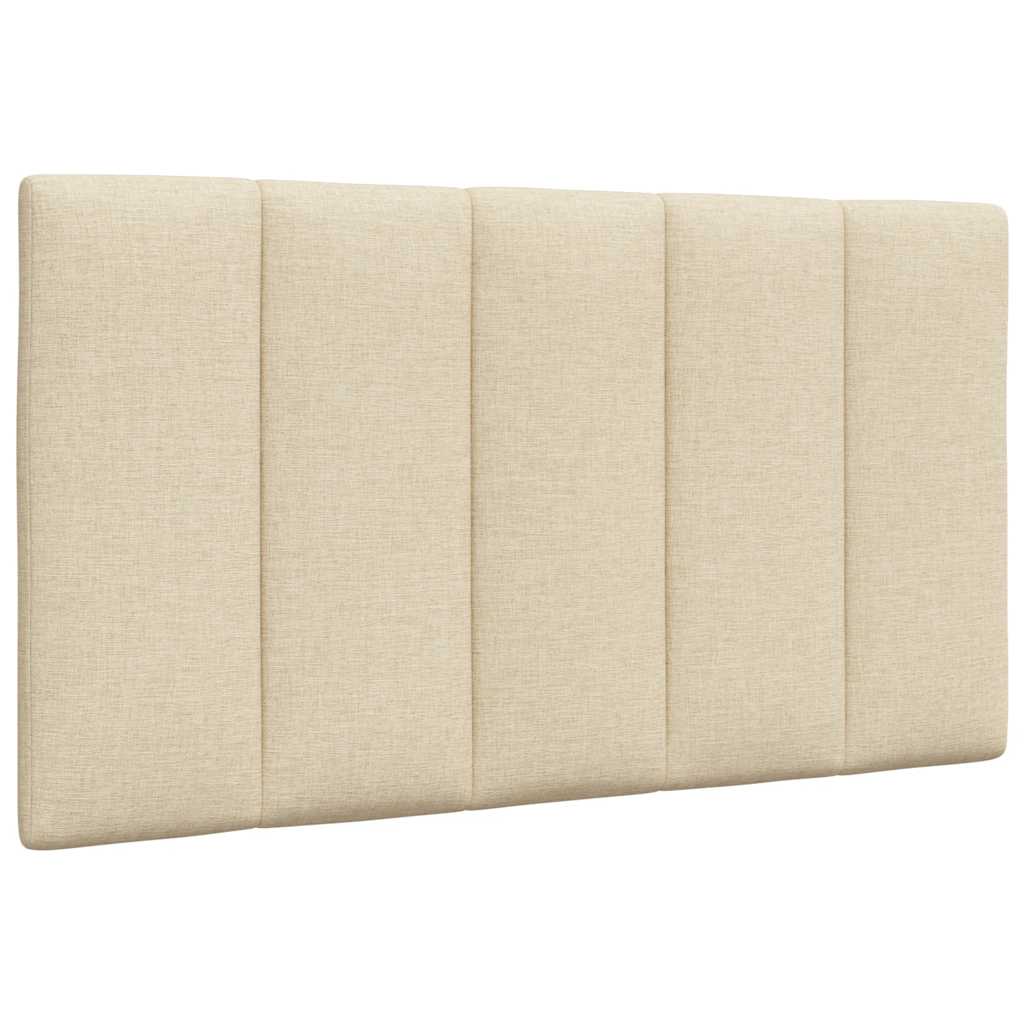 Cabecero de cama acolchado Hanko tela azul 100 cm