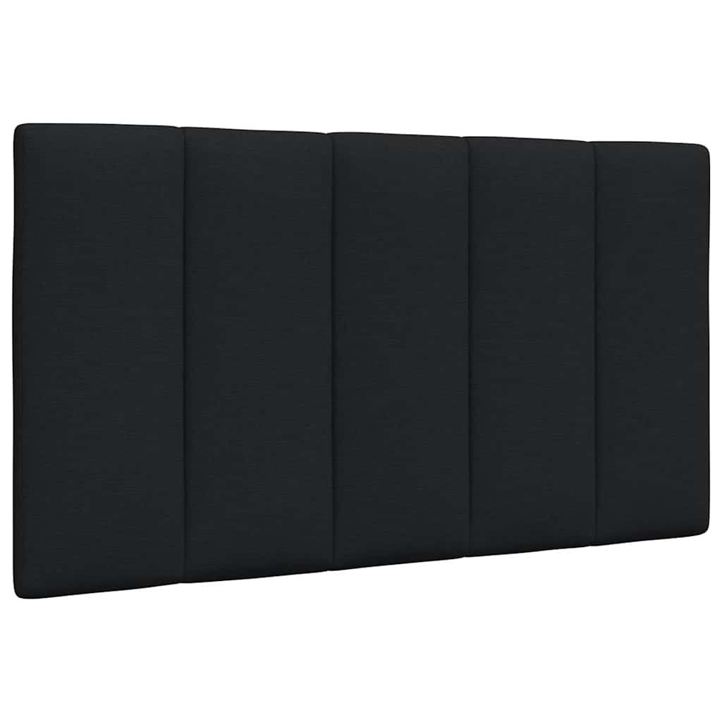 Cabecero de cama acolchado Hanko tela azul 100 cm