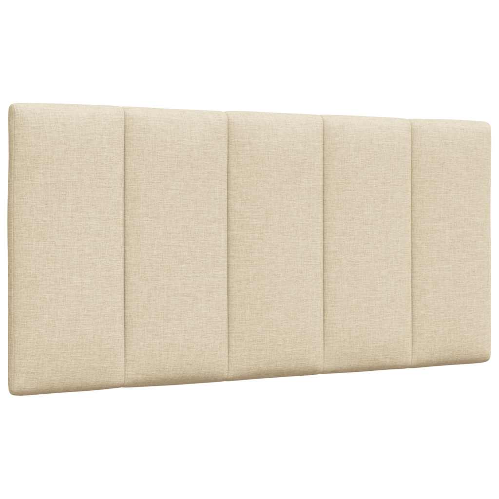 Cabecero de cama acolchado Hanko tela azul 100 cm