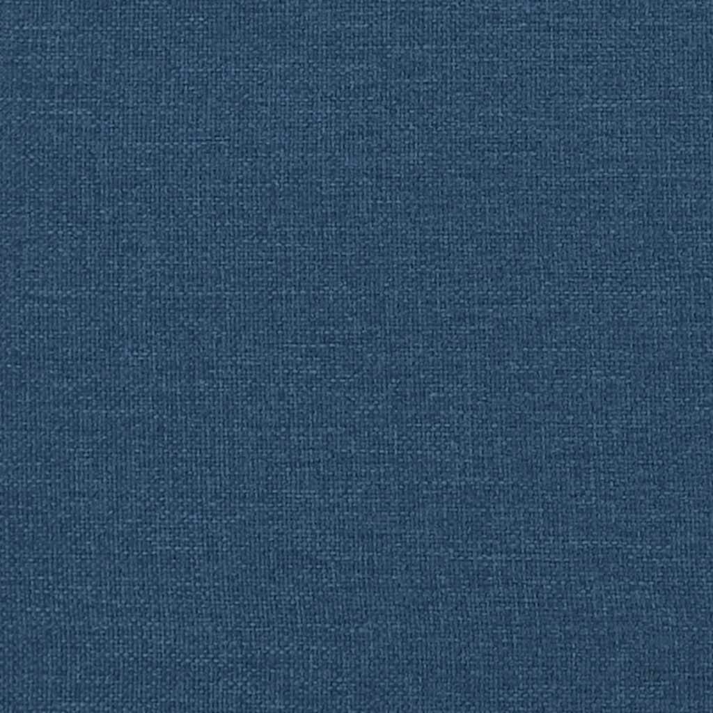Cabecero de cama acolchado Hanko tela azul 100 cm