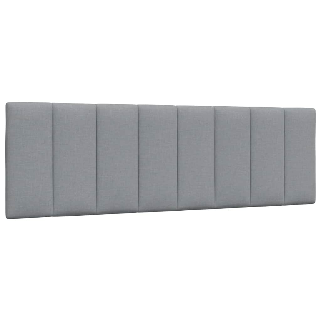 Cabecero de cama acolchado Hanko tela azul 100 cm