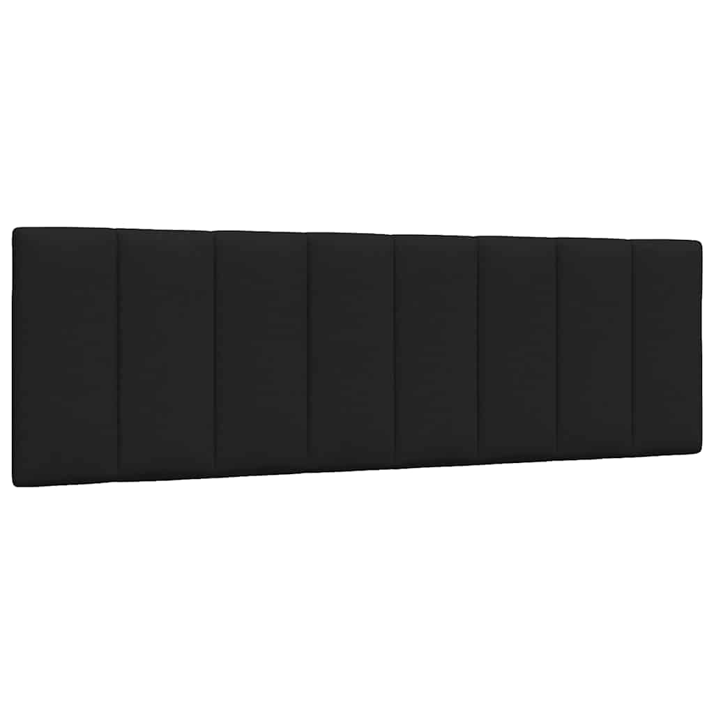 Cabecero de cama acolchado Hanko tela azul 100 cm