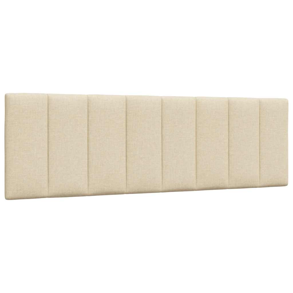 Cabecero de cama acolchado Hanko tela azul 100 cm
