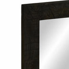 Conjunto de muebles de baño 2 piezas madera maciza de mango
