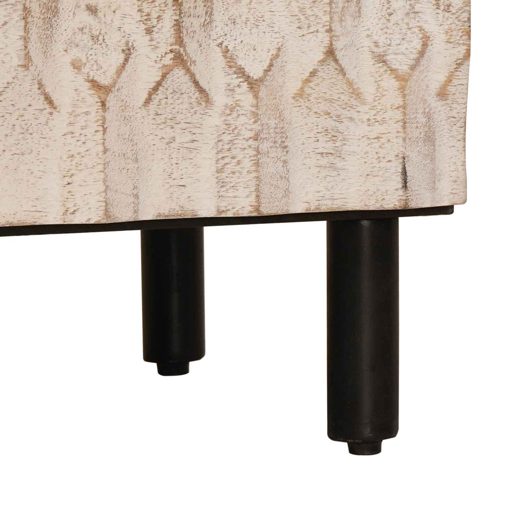 Aparador 3 pcs Acabado de Lavado 180 x 33 x 75 cm