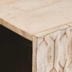 Juegos de Baño 3 pcs Acabado de Lavado Madera de mango maciza