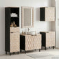 Juegos de Baño 5 pcs Acabado de Lavado Madera de mango maciza