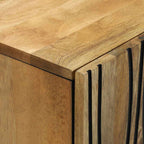 Juego de muebles de baño 3 pcs Marrón Madera de ingeniería