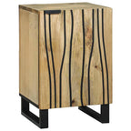 Juego de muebles de baño 4 pcs Marrón Madera de ingeniería
