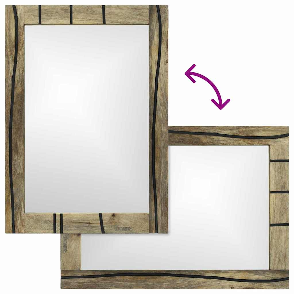 Juego de muebles de baño 4 pcs Marrón Madera de ingeniería