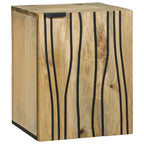 Juego de muebles de baño 5 pcs Marrón Madera de ingeniería