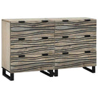 Juego de Aparador 2 pcs 120 x 33,5 x 75 cm