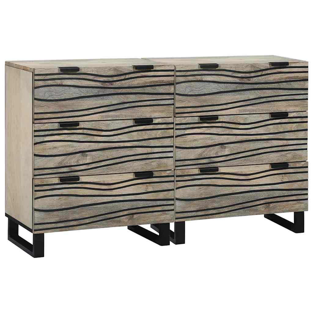 Juego de Aparador 2 pcs 120 x 33,5 x 75 cm