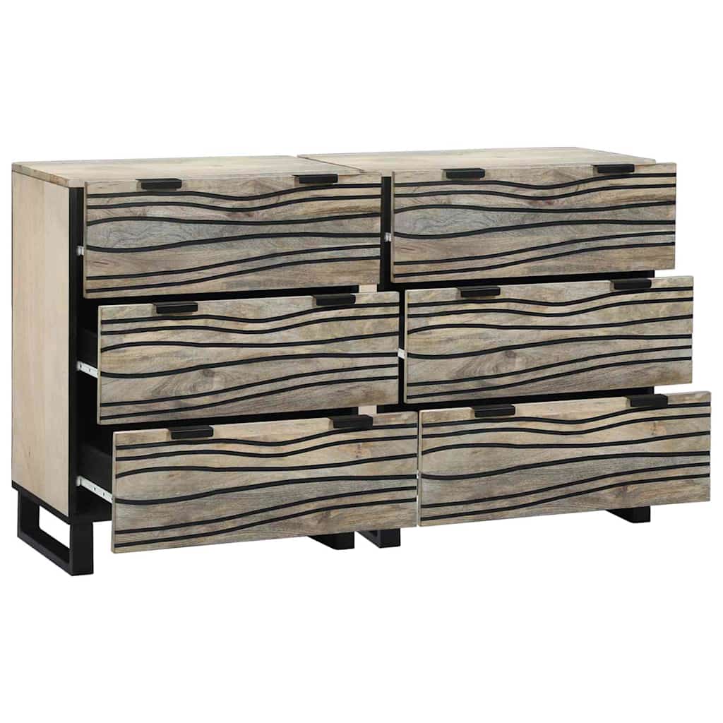 Juego de Aparador 2 pcs 120 x 33,5 x 75 cm