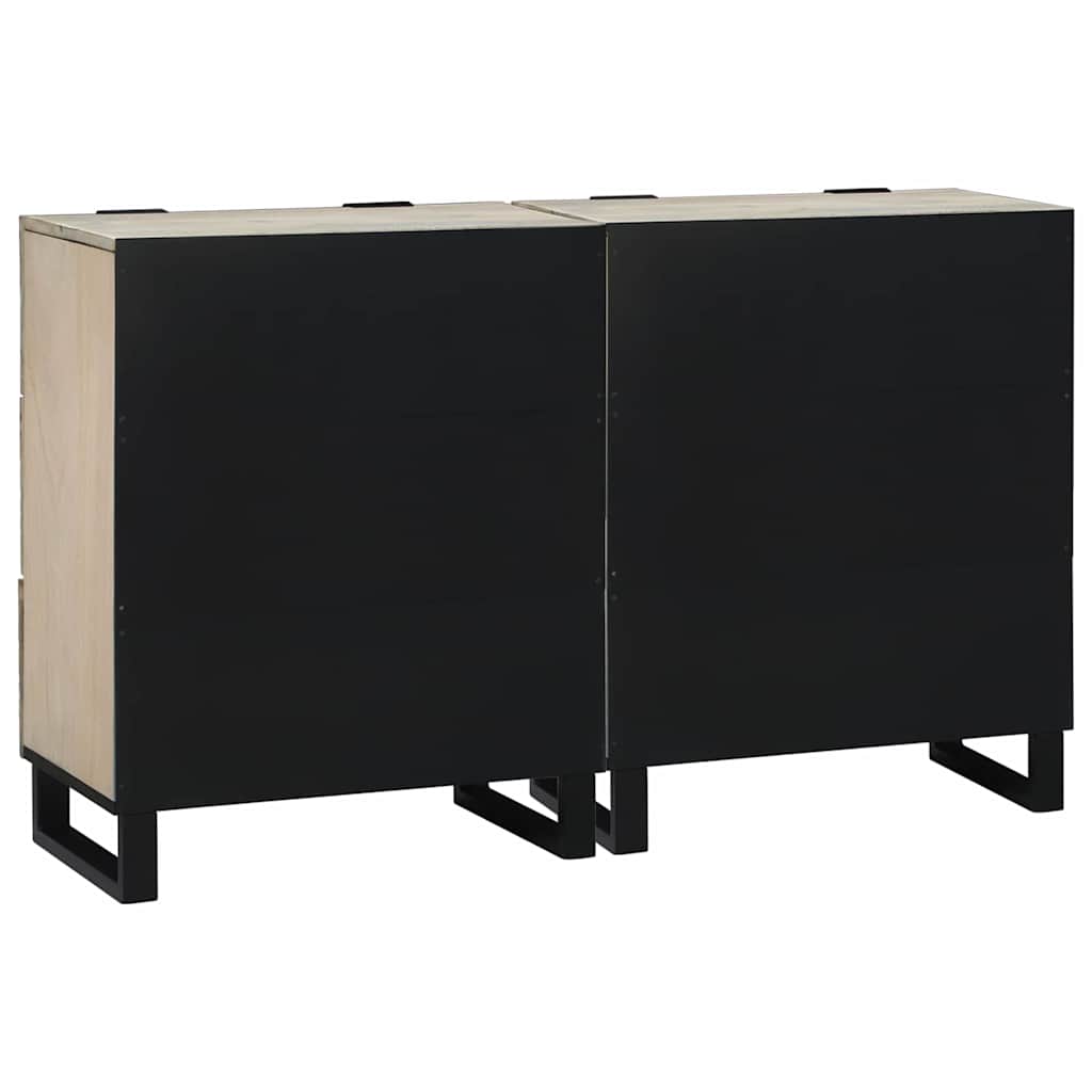 Juego de Aparador 2 pcs 120 x 33,5 x 75 cm