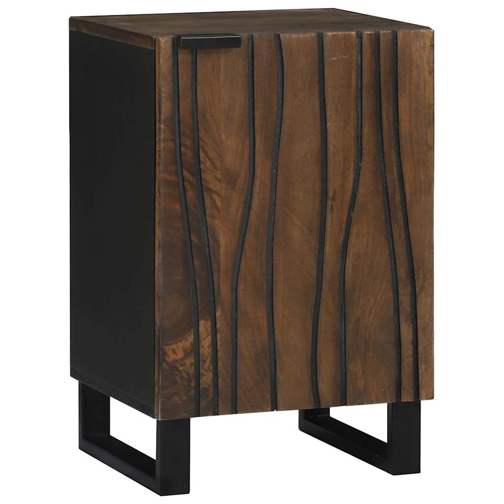 Juego de muebles de baño con cajón 4 pcs Madera de ingeniería