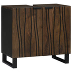 Juego de muebles de baño con cajón 4 pcs Madera de ingeniería