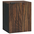 Juego de muebles de baño con cajón 5 pcs Madera de ingeniería