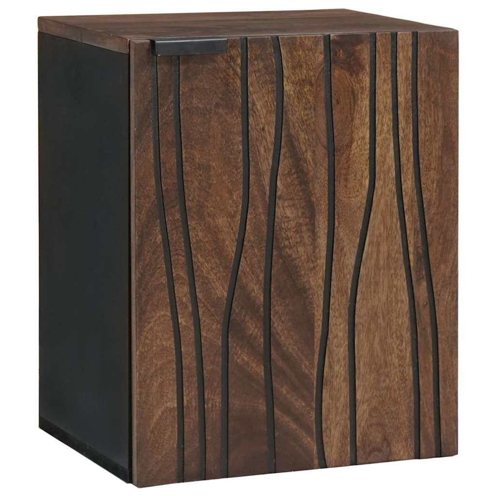 Juego de muebles de baño con cajón 5 pcs Madera de ingeniería
