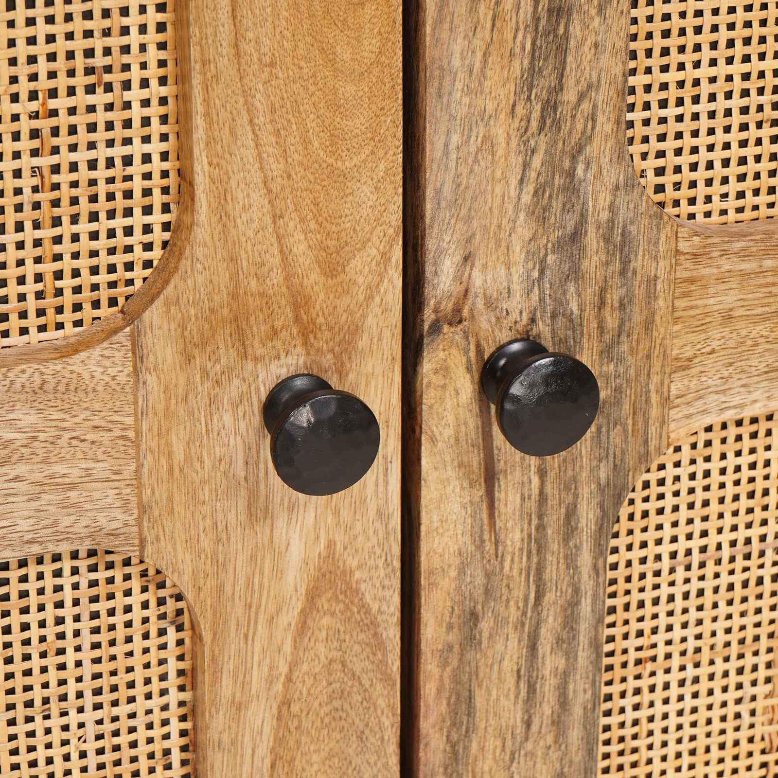 Aparador 3 pcs Marrón 180 x 33 x 75 cm Madera de mango maciza