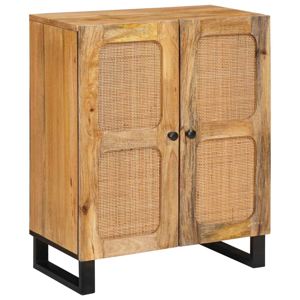 Aparador 3 pcs Marrón 180 x 33 x 75 cm Madera de mango maciza