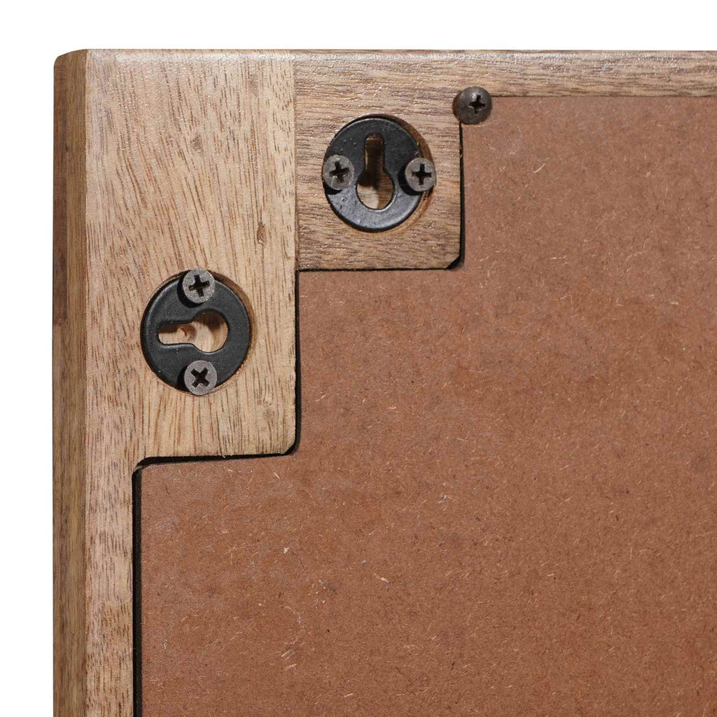 Juegos de Baño con cajón Natural Madera de mango maciza
