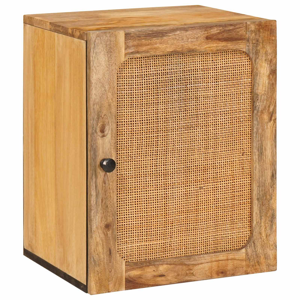 Juegos de Baño con cajón Natural Madera de mango maciza