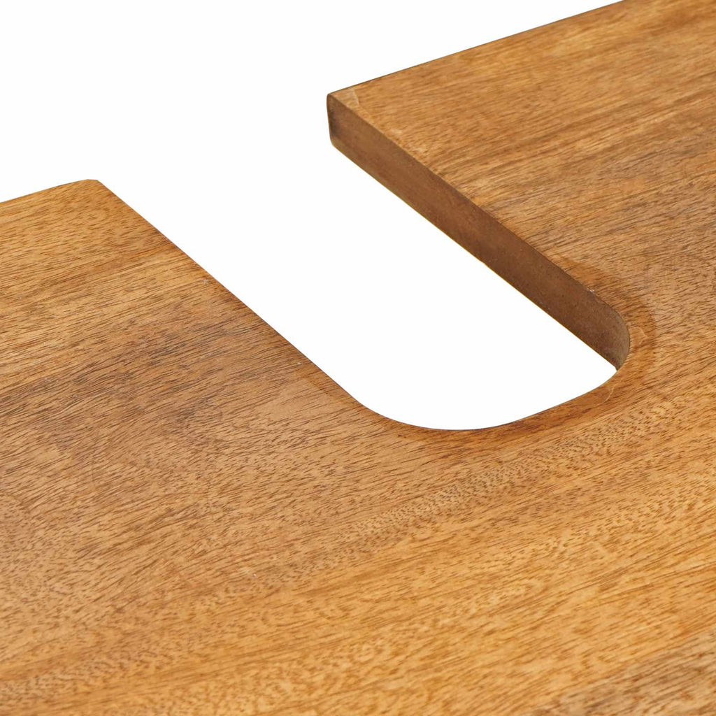 Juego de muebles de baño 2 pcs Marrón Madera de ingeniería