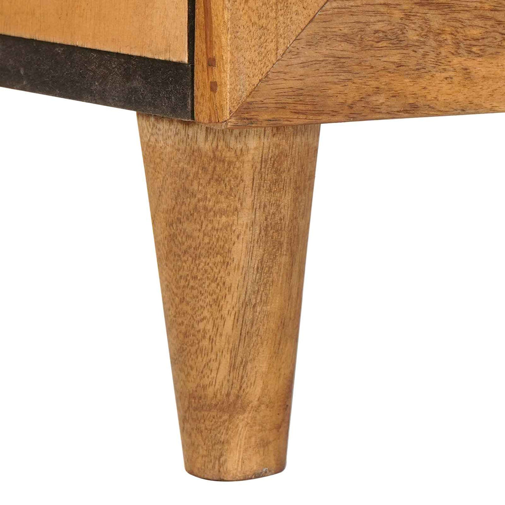 Juego de muebles de baño 3 pcs Marrón Madera de ingeniería
