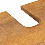Juego de muebles de baño 3 pcs Marrón Madera de ingeniería