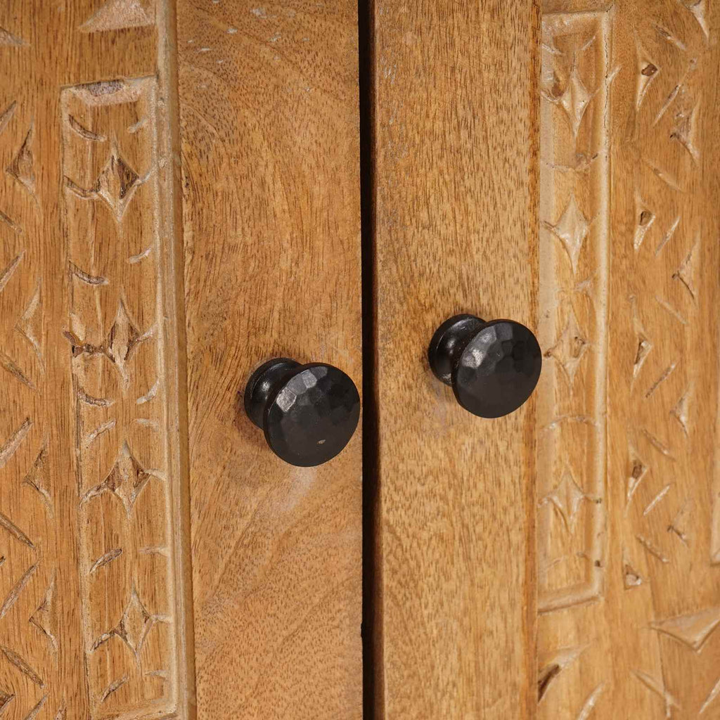 Juego de muebles de baño 4 pcs Marrón Madera de ingeniería