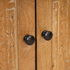 Juego de muebles de baño 4 pcs Marrón Madera de ingeniería
