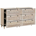 Vitrina 2 pcs Blanco 120 x 33,5 x 75 cm madera maciza de mango